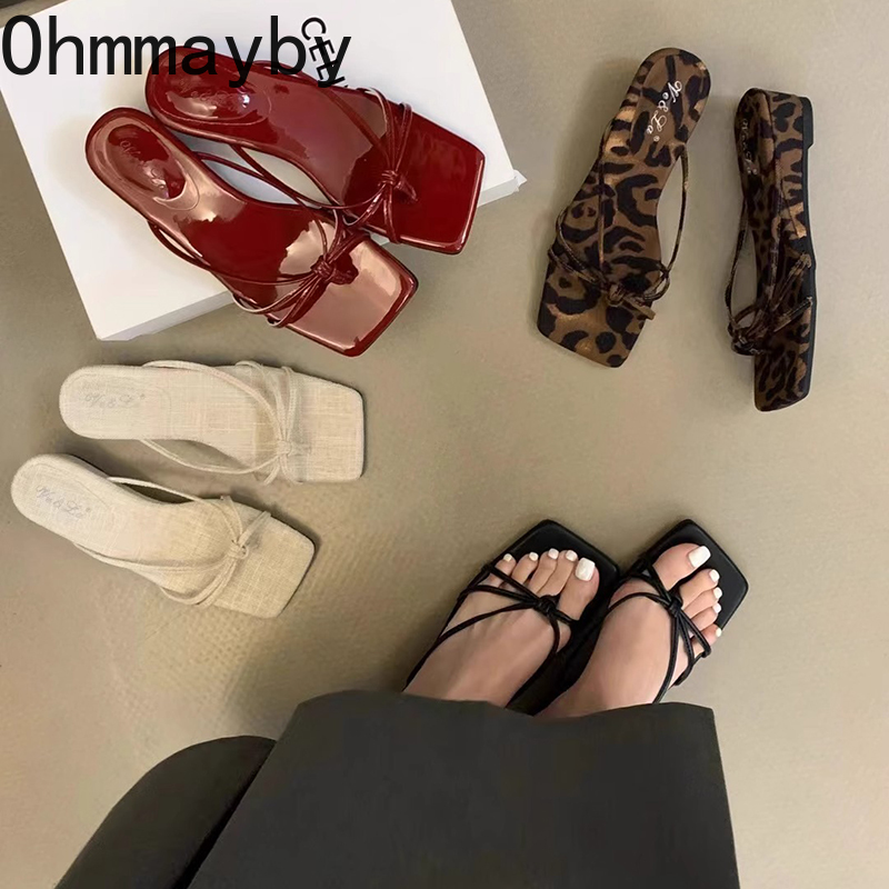Street Fashion Clothes - 2025 letnie damskie kliny obcas Flip