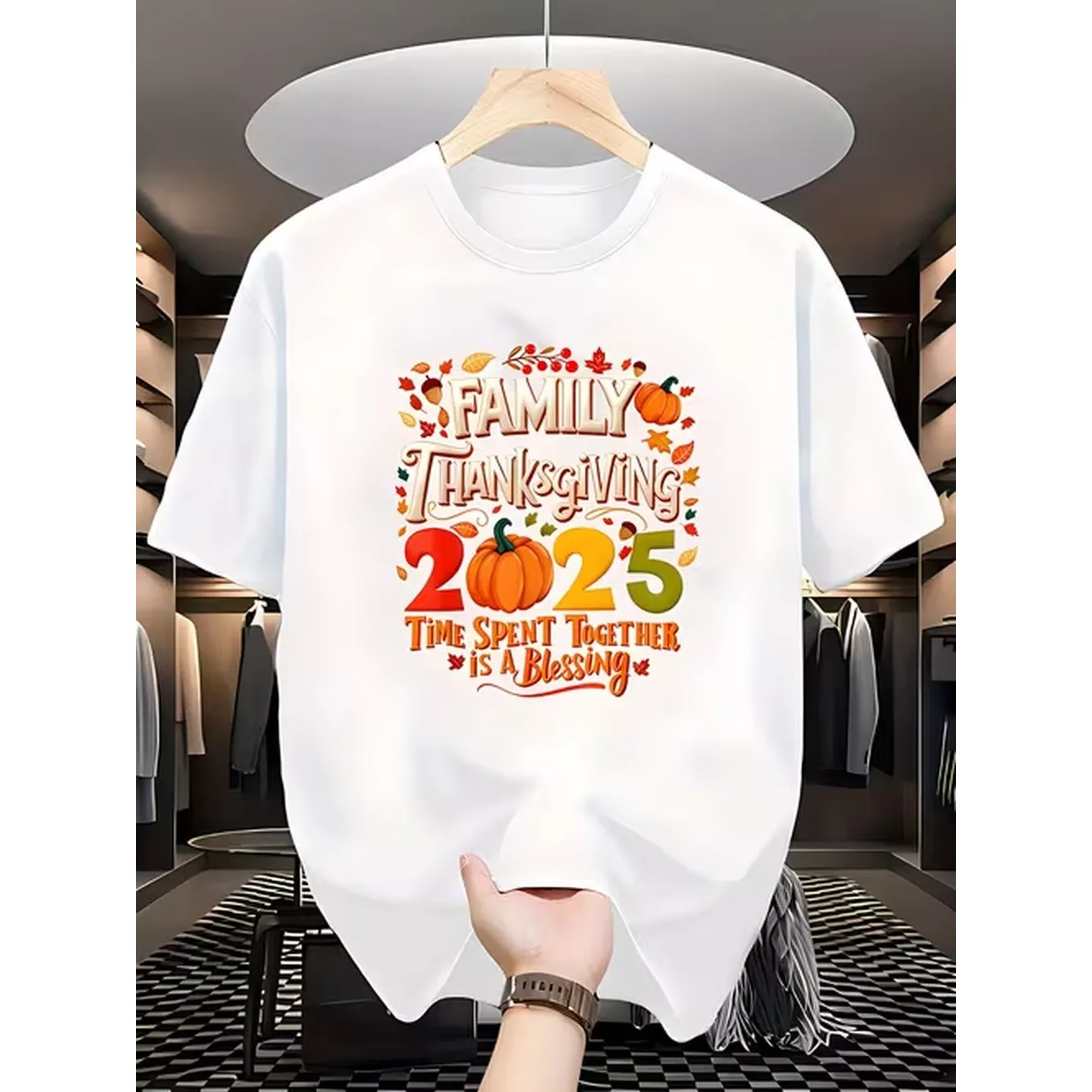 Street Fashion Events - Męska koszulka T-shirt biała, czysta bawełna,