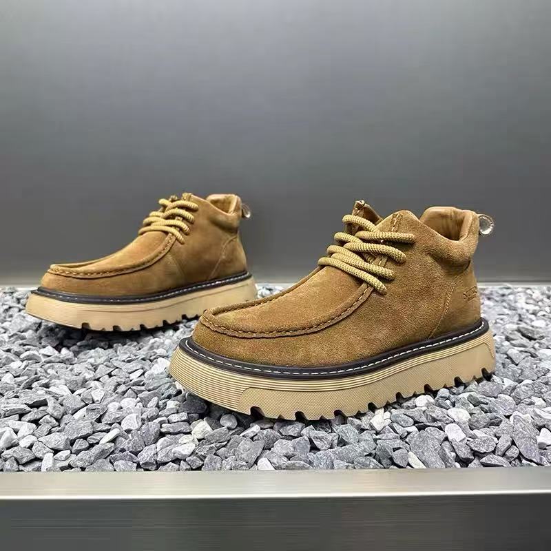 Street Fashion Walk - Męskie buty na platformie na jesień