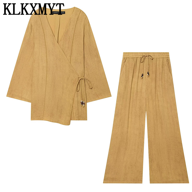 Street Fashion Kimono - KLKXMYT Moda Uliczna Kimono Koszula Zestaw