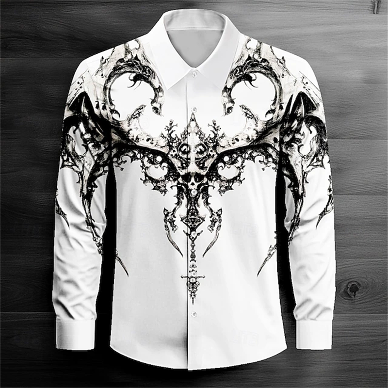 Street Fashion Events - Męska koszula z długim rękawem 2026,
