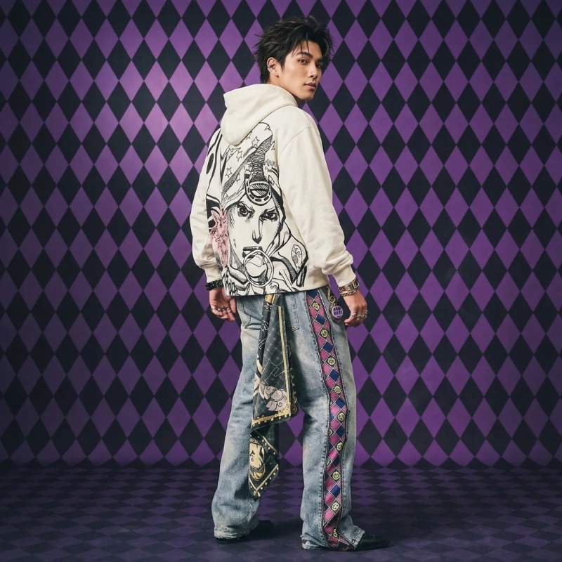 Graphic Hoodie Streetwear - Męski zestaw streetwearowy Y2K w stylu