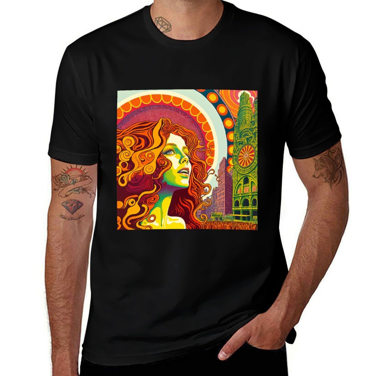 Street Fashion Nyc - Retro NYC lat 70., T-shirt w
