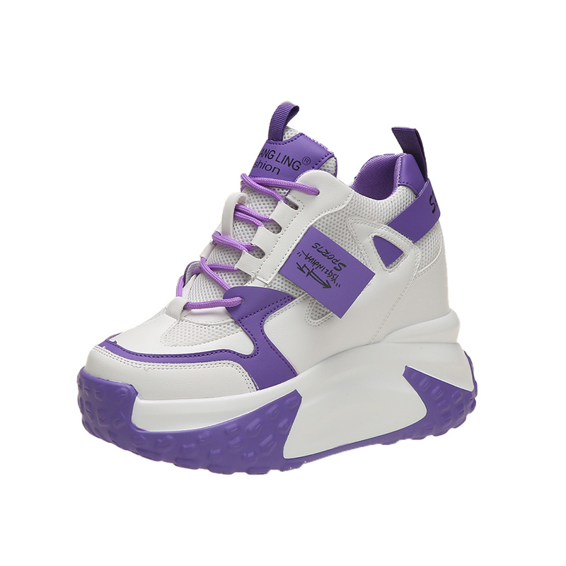 Chunky Sneaker Platform - Damskie sneakersy na wysokiej platformie 9,5