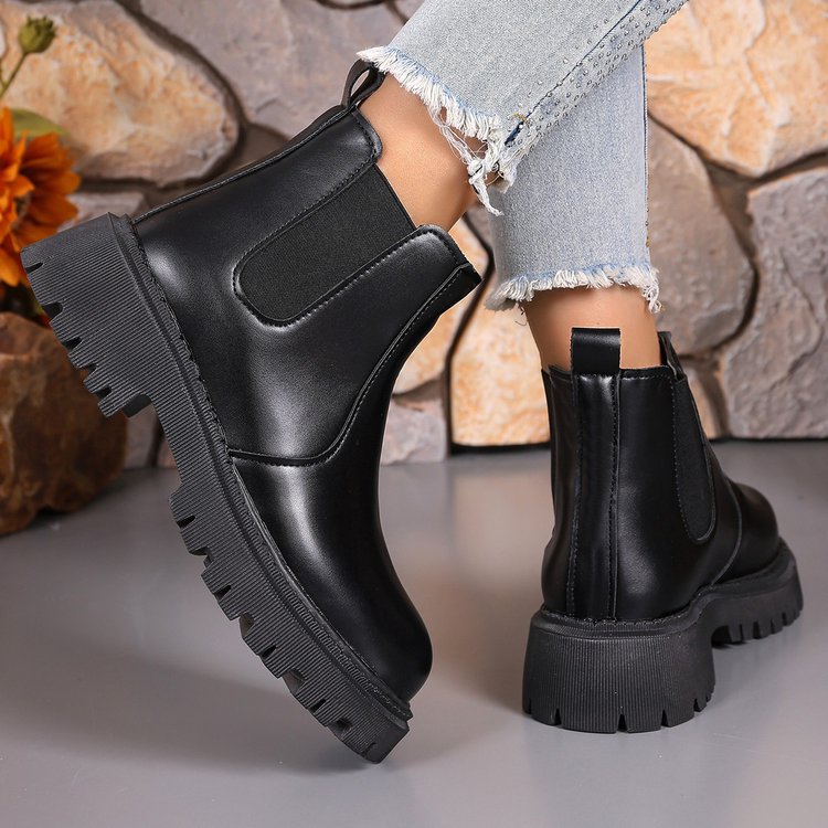 Street Fashion Winter 2025 - Damskie buty 2025 Klasyczne botki damskie