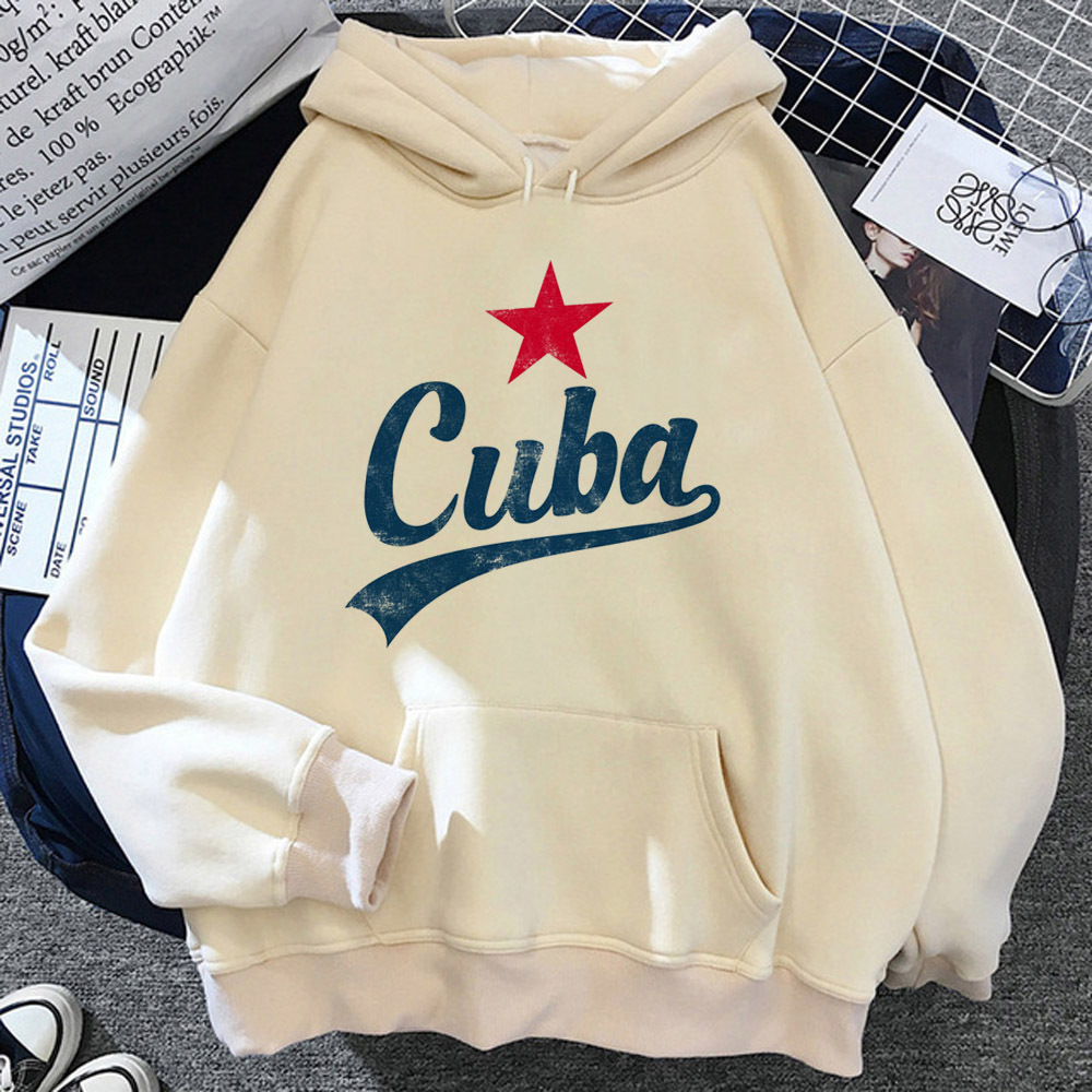 Graphic Hoodie Streetwear - Cuba bluza z kapturem manga nowoczesny