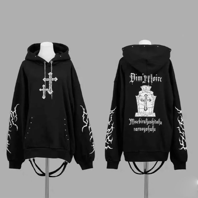Nowe Subkultury Gotyckie Stylo – Graphic Hoodie Streetwear recenzja i cena
