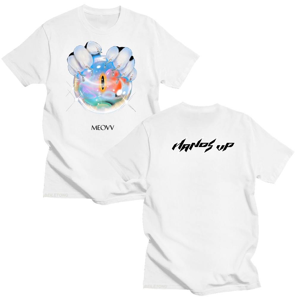 MEOVV Hands Up T shirty 2025 M – Graphic Hoodie Streetwear recenzja i cena