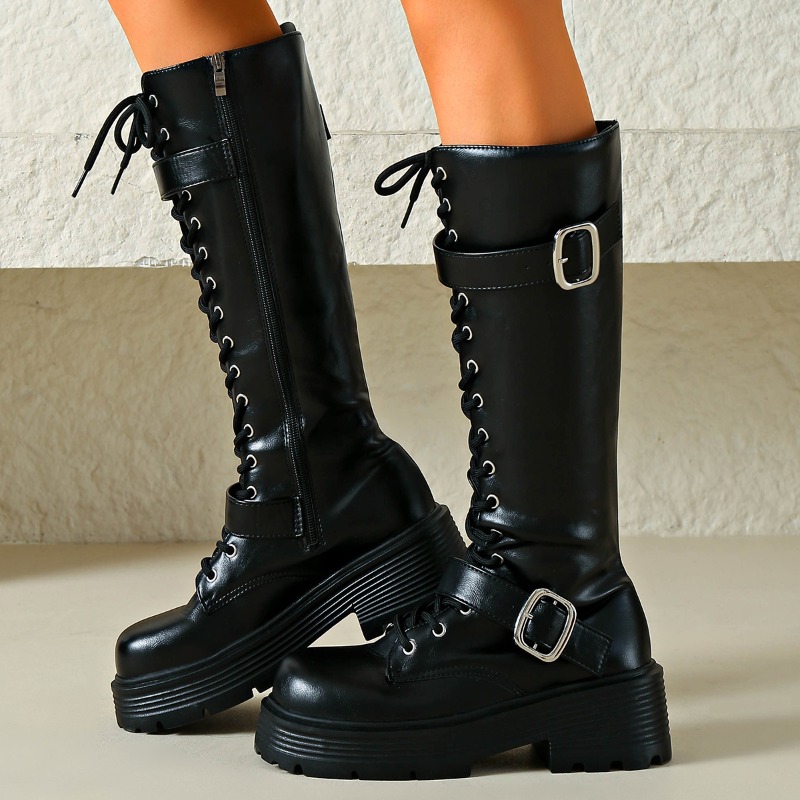 Damskie kozaki za kolano na pl – Chunky Sneaker Platform recenzja i cena