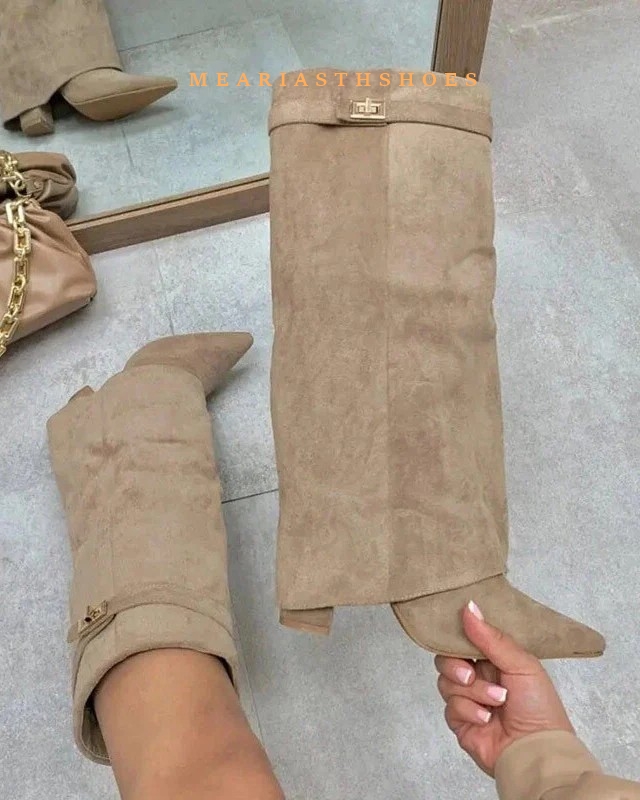Damskie kozaki za kolano na ma – Street Fashion Winter 2025 recenzja i cena
