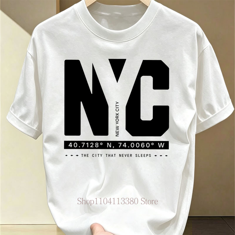 Męskie koszulki z grafiką NYC, – Street Fashion Nyc recenzja i cena