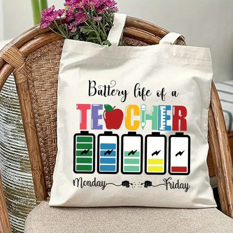 Torba dla nauczyciela z nadruk – Tote Bag Canvas Print recenzja i cena