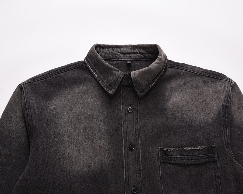 Męska kurtka jeansowa z przeta – Distressed Jean Rip recenzja i cena