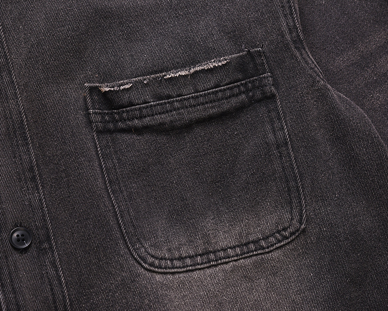 Męska kurtka jeansowa z przeta – Distressed Jean Rip recenzja i cena