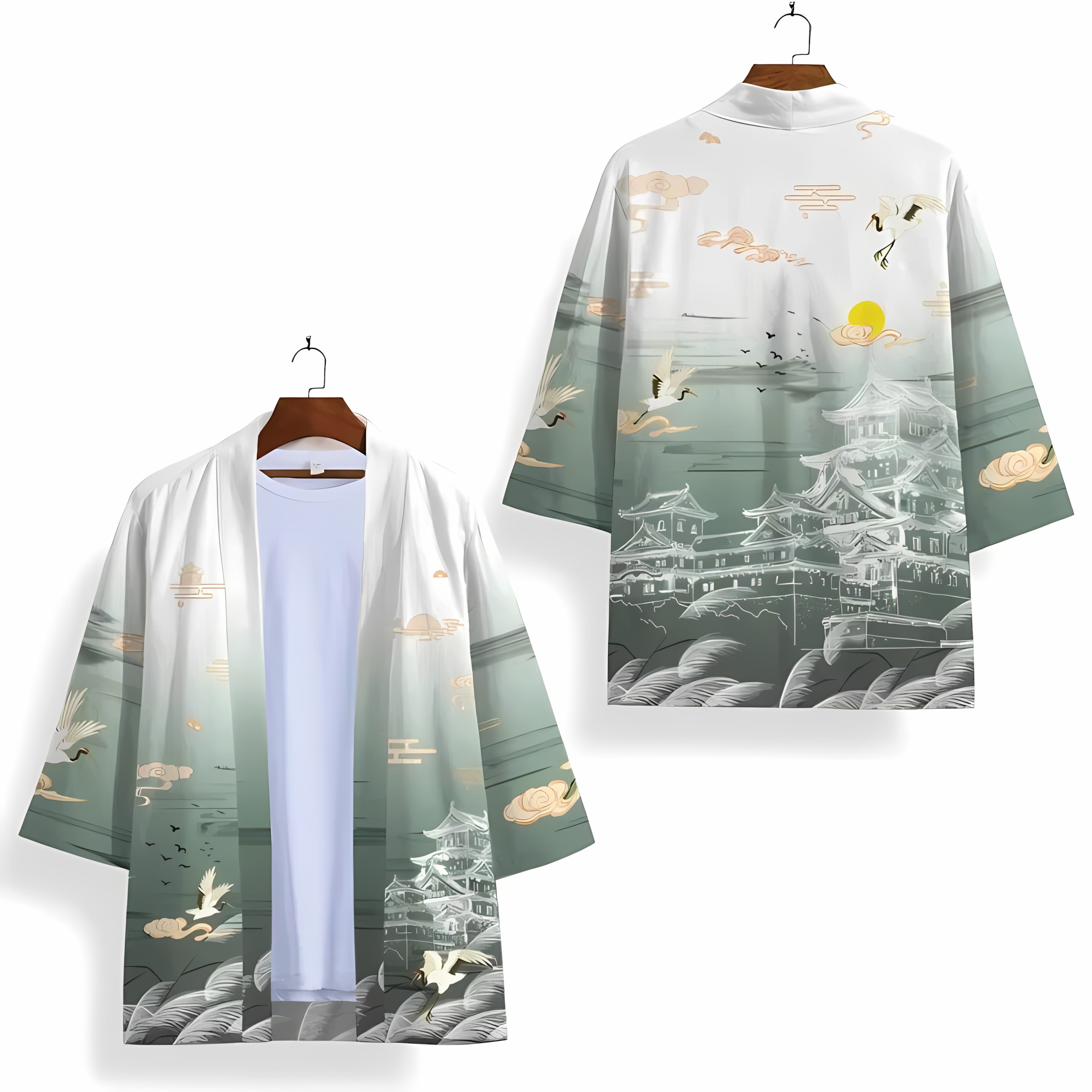 Nowe męskie kimono na lato 202 – Street Fashion Kimono recenzja i cena