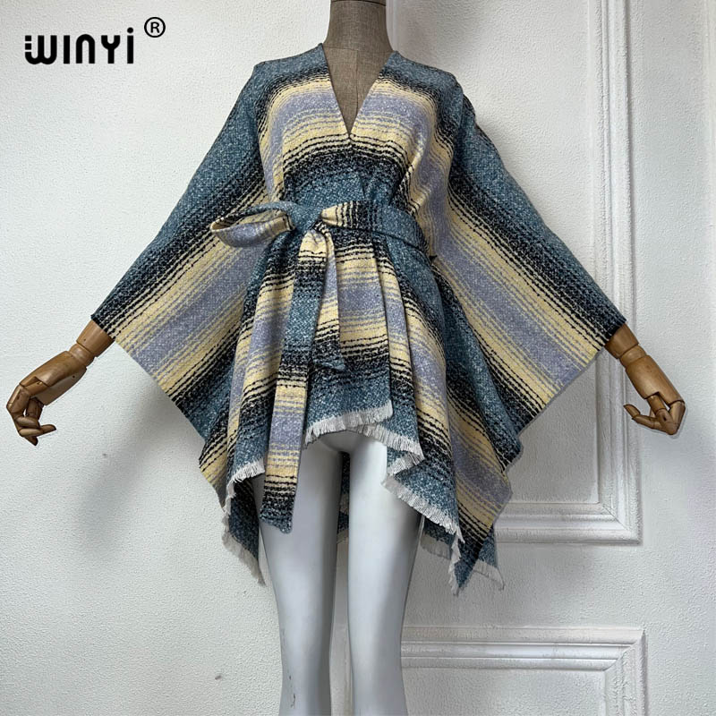 Zimowa kurtka WINYI dla kobiet – Street Fashion Kimono recenzja i cena