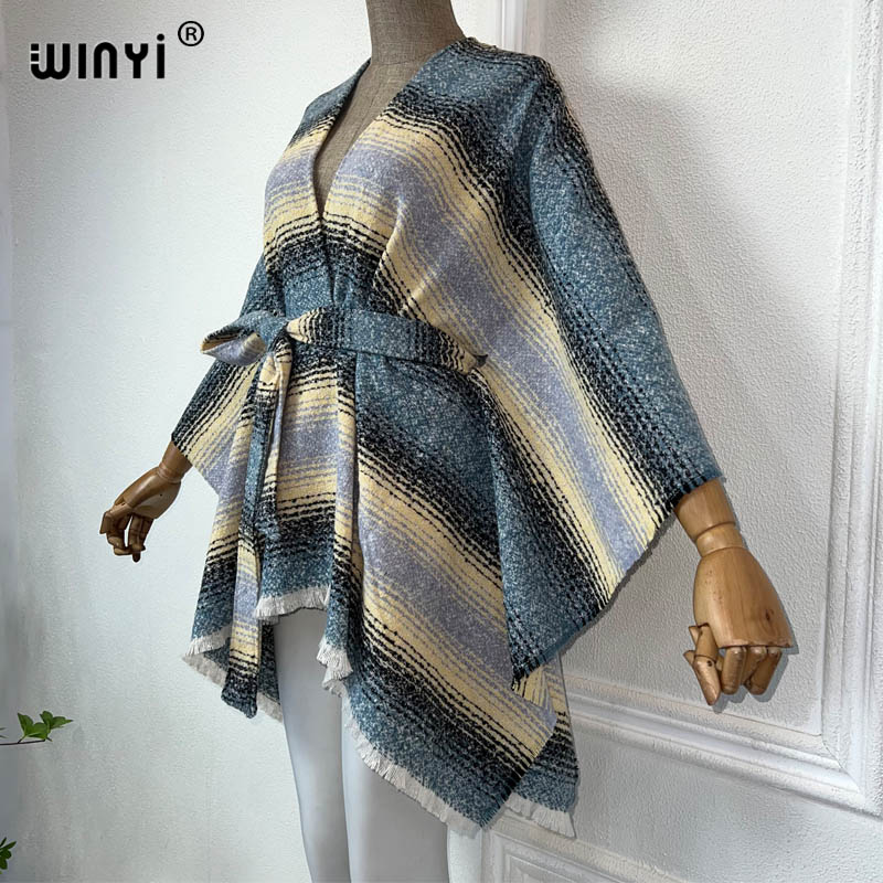 Zimowa kurtka WINYI dla kobiet – Street Fashion Kimono recenzja i cena