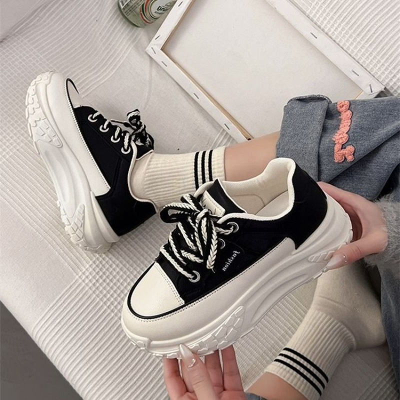 Grube białe sneakersy damskie  – Chunky Sneaker Platform recenzja i cena