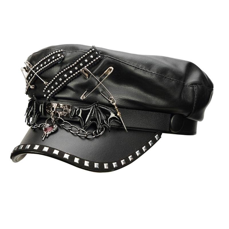 39BB Punk Styles PU skórzana c – Street Fashion Events recenzja i cena