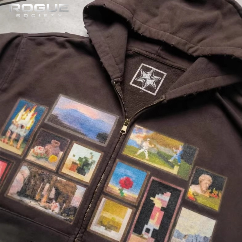 Męska bluza z kapturem w stylu – Graphic Hoodie Streetwear recenzja i cena