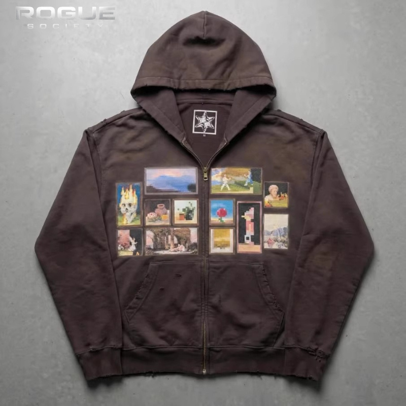 Męska bluza z kapturem w stylu – Graphic Hoodie Streetwear recenzja i cena