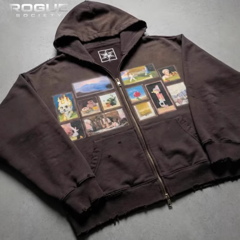 Męska bluza z kapturem w stylu – Graphic Hoodie Streetwear recenzja i cena
