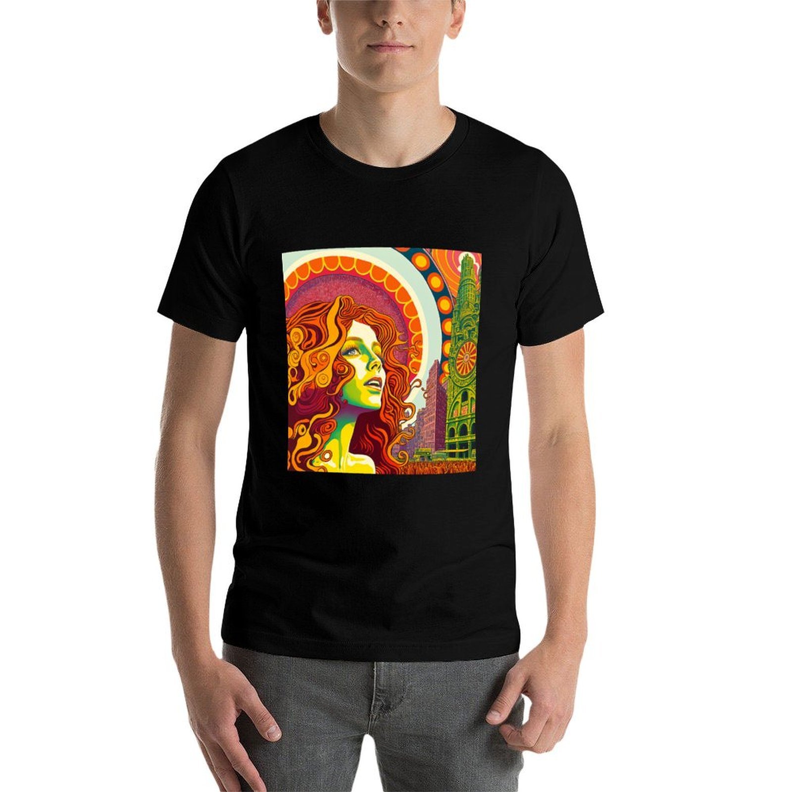 Retro NYC lat 70., T-shirt w s – Street Fashion Nyc recenzja i cena