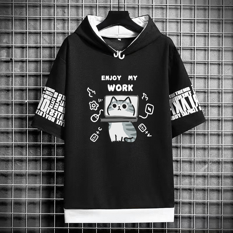 Harajuku męska koszulka z kapt – Graphic Hoodie Streetwear recenzja i cena