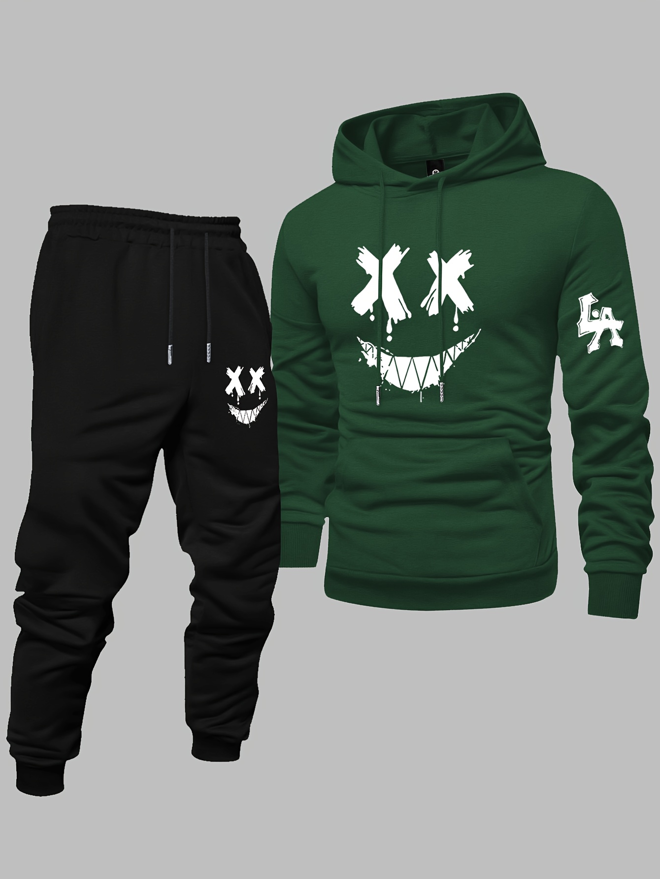 Męski modny zestaw dresowy str – Graphic Hoodie Streetwear recenzja i cena