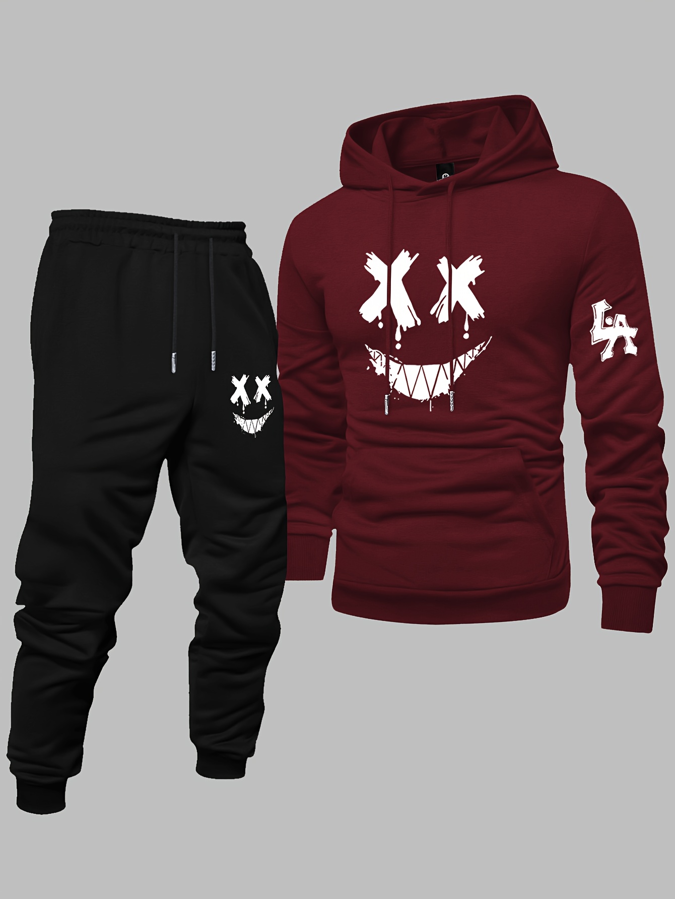 Męski modny zestaw dresowy str – Graphic Hoodie Streetwear recenzja i cena