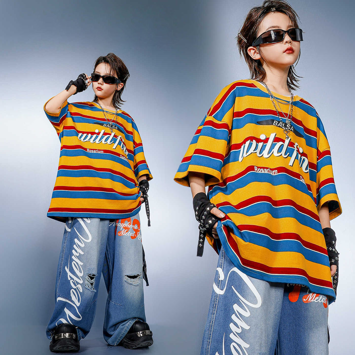 Dziecięce ubrania hip-hopowe,  – Distressed Jean Rip recenzja i cena