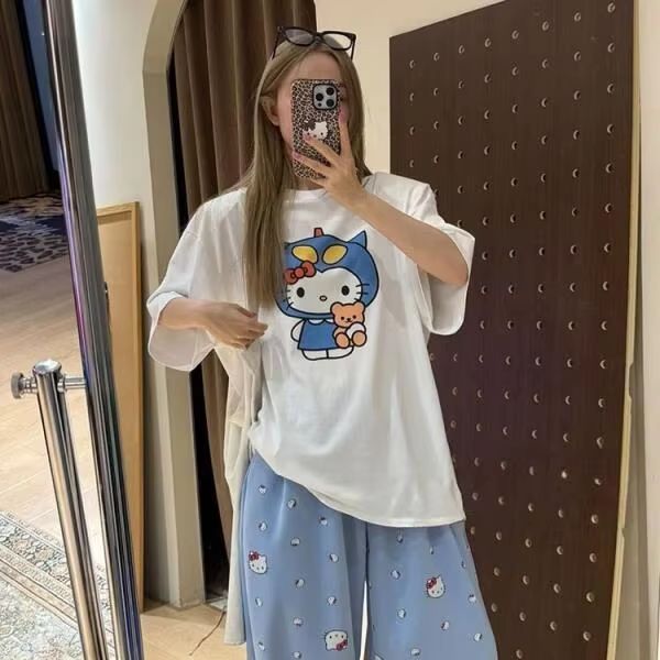 Krótki rękaw, koszulka z nadru – Street Fashion Tshirt recenzja i cena