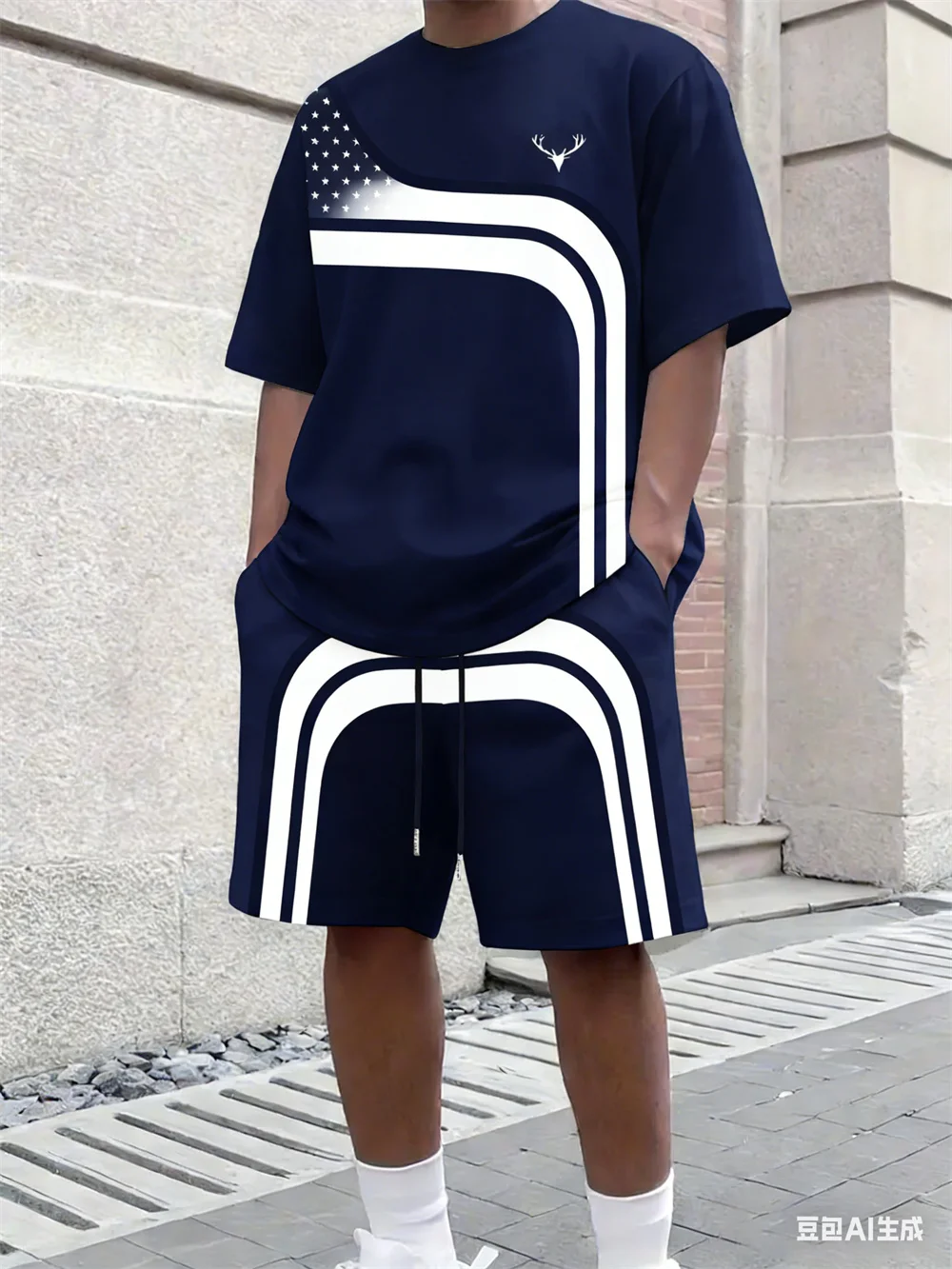 Modny letni męski zestaw: T-sh – Street Fashion Tshirt recenzja i cena