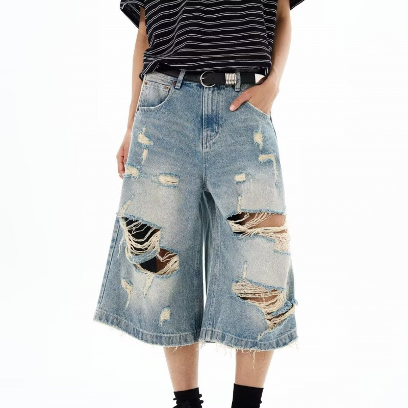 Nowe Męskie Vintage Podarte Lu – Distressed Jean Rip recenzja i cena