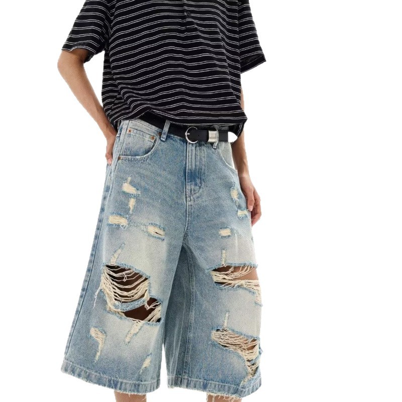Nowe Męskie Vintage Podarte Lu – Distressed Jean Rip recenzja i cena